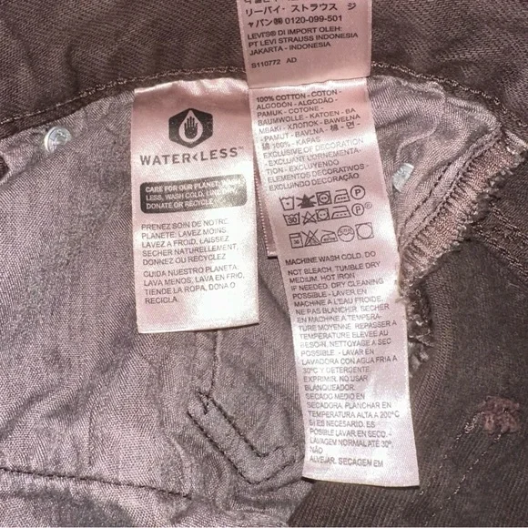 Levi's 501 Women's Brown Jeans - Picture 10 of 10